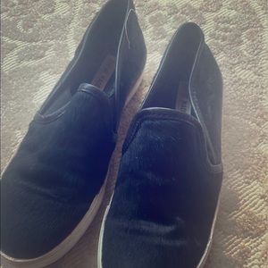 Calf hair espadrille